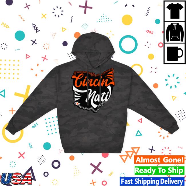 Official Ohio Apparel Clothing Merch Cincinnati Pullover Sweatshirt Camo Ohioclothing