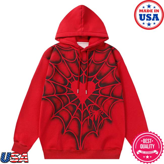 Official Lemandik Spider and Heart Crewneck Red