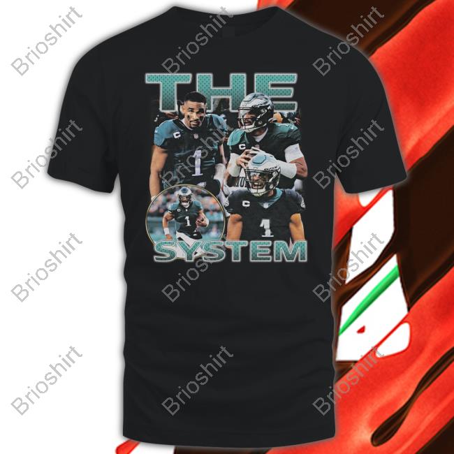 Jalen Hurts The System Tee Shirt