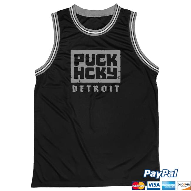 Puck Hcky 'Detroit' Basketball Jersey