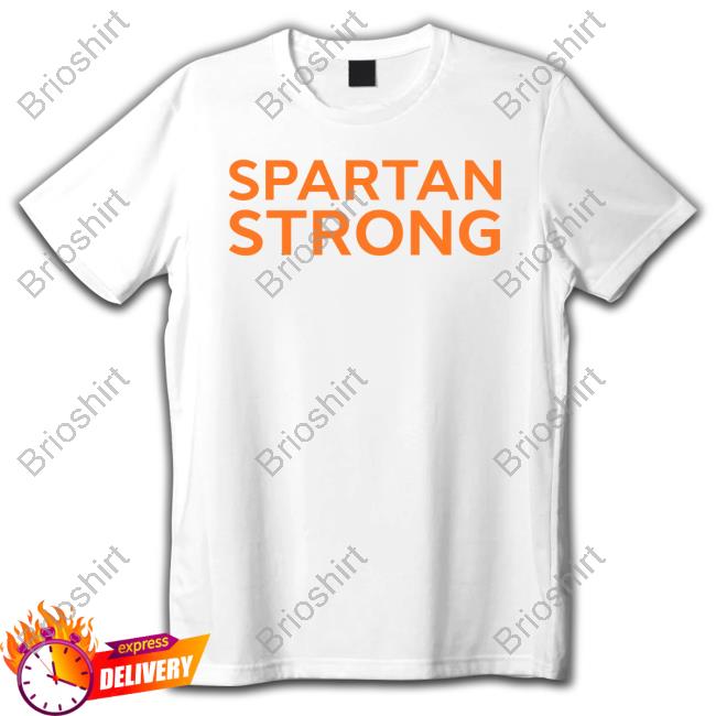 Illinois Men's Basketball Spartan Strong Tee Shirt Illinois' Orange Krush