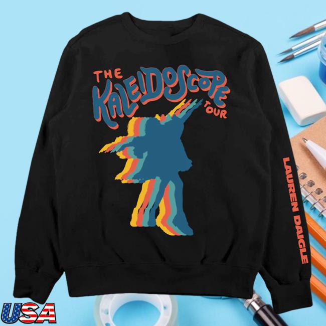 Official Lauren Daigle Store Merch The Kaleidoscope Tour Black Sweatshirt Laurendaigle