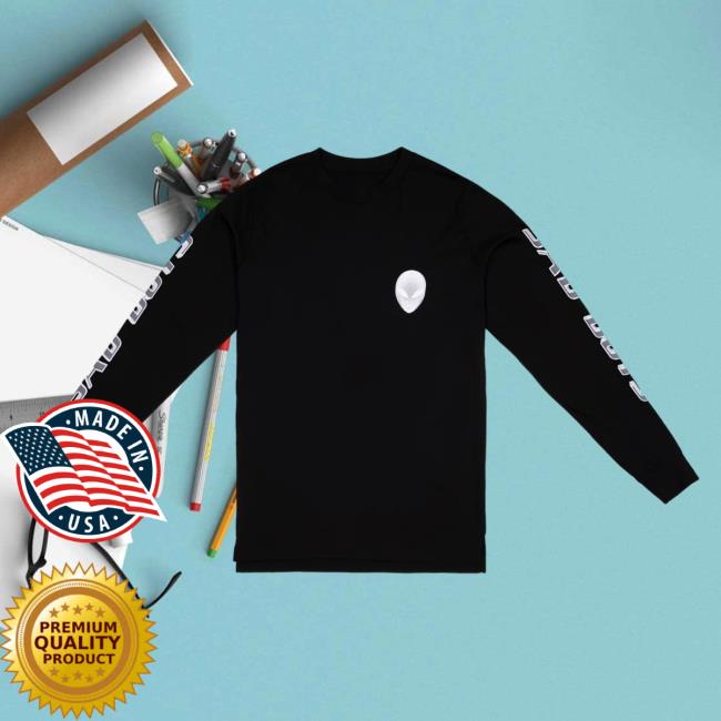 Official Year0001 Shop Year0001 Yung Lean / Alien Longsleeve / Black (Uk Tour 2022 Edition)