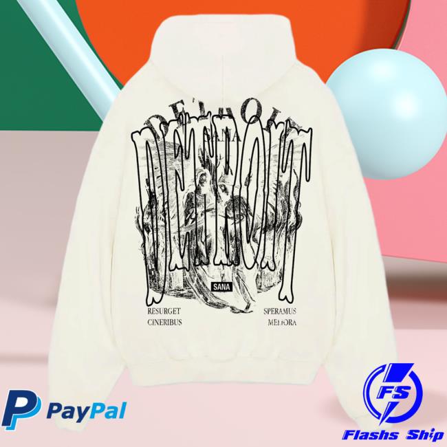 Official Sana Detroit Red Wings Sana Detroit 313 Capsule Sweater - Cream
