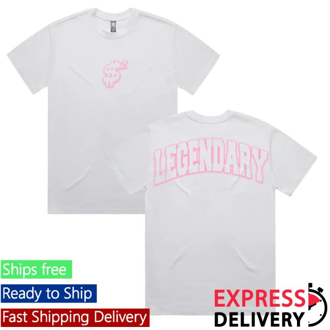 Legendary Pink Hoodie White
