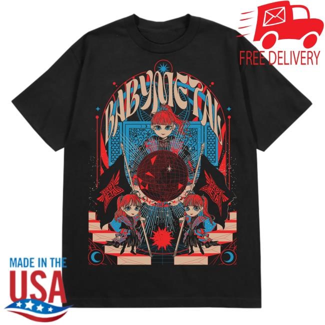 Baby Metal Official Merch Store New World Tour 2024 2024 Shirt