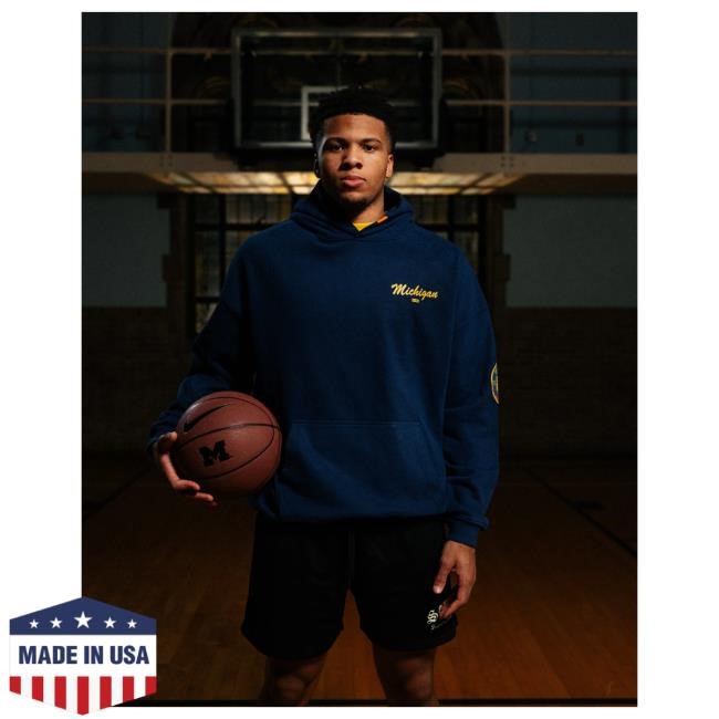 Victory Tradition Hail To The Victors Hoodie Navy Sana Detroit