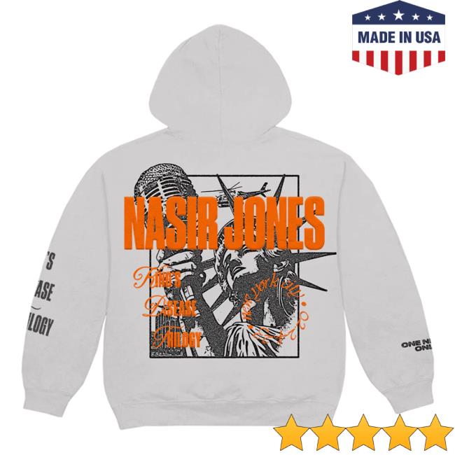 Official Nasir Jones Shop Nas Merch Nas One Night Only Hooded Sweatshirt II Nasirjones