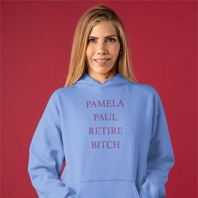 Pamela Paul Retire Bitch T Shirt White