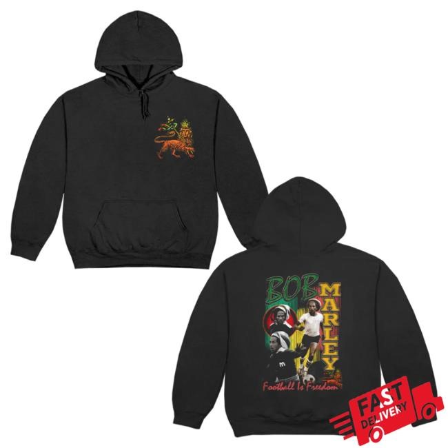 Official Bob Marley Merch Store Football is Freedom Hood