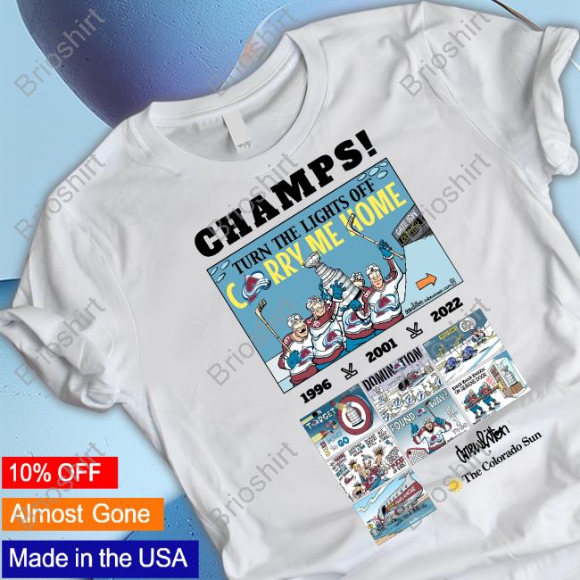 The Colorado Sun Merch Drew Litton's Avalanche Tribute Shirts