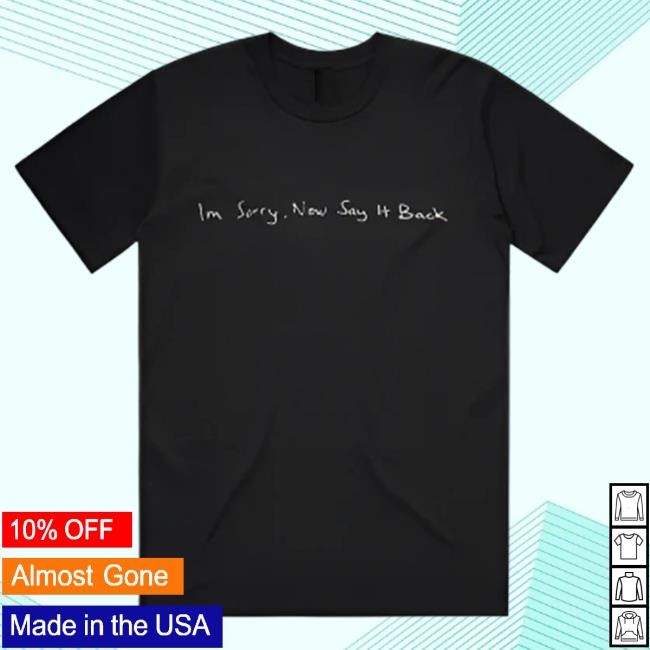 Official Thelma Plum Merch Store Thelma Plum I’m Sorry, Now Say It Back Black Tees
