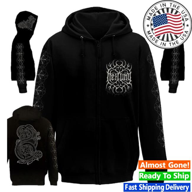 Official Amplified History Heilung Merch Kells Zip Up Hoodie