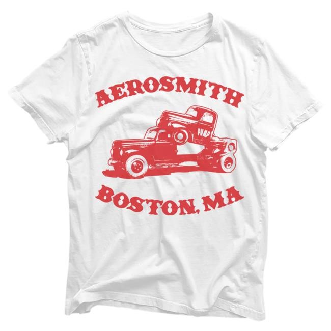 Official Aerosmith Store Boston, MA Pump Hot Shirt