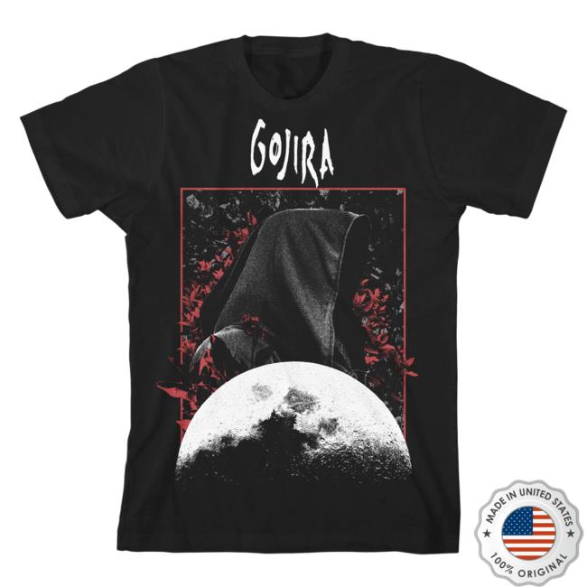 Official Roadrunner Records Gojira Merch Store Gojira Grim Moon New Shirt Black RoadrunnerRecords