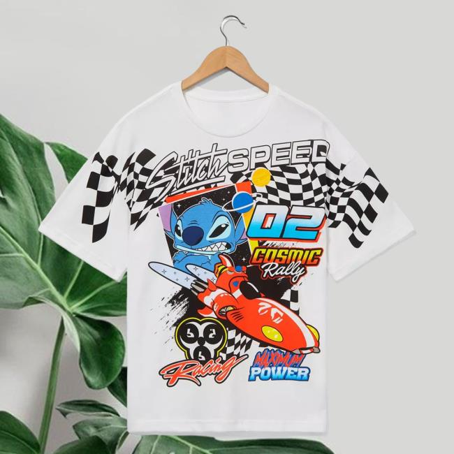 Official Box Lunch Merch Store Box Lunch Disney Lilo & Stitch Cosmic Racing Sweatshirt BoxLunch Exclusive Box Lunch Apparel Clothing Shop