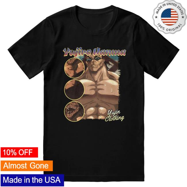 Official Yujin Clothing Baki Hanma Yujiro Hanma Vintage Summer Hot Shirt