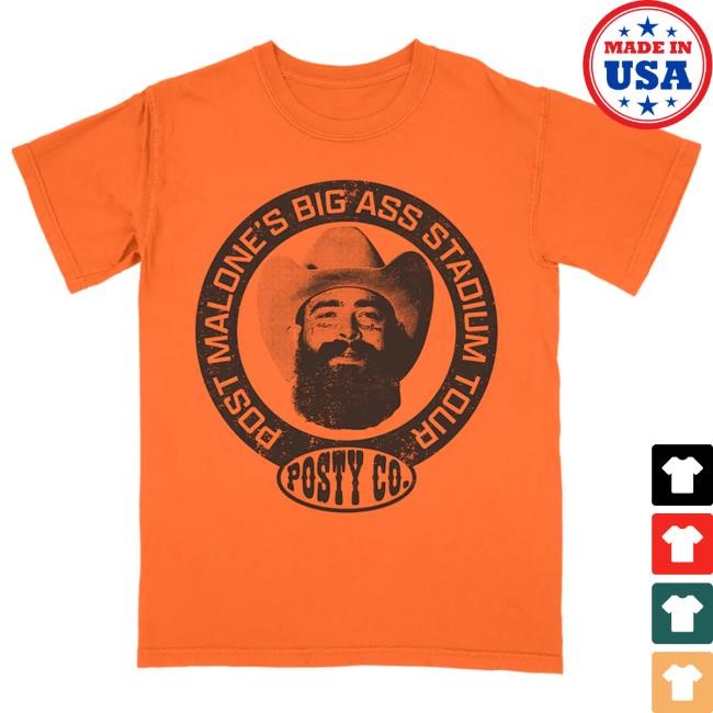 Official Post Malone Merch Store Circle Logo New Shirt PostMalone
