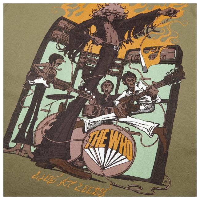 Official The Who Merch 1970 The Who Live at Leeds T Shirt The Who Rock Band