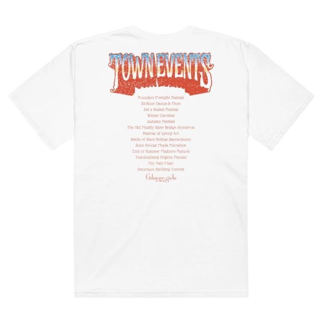 Official Gilmore Girls Festival Committee Town Events Top Shirt