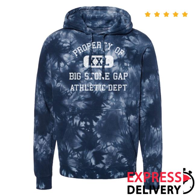 Official Hometown Apparel Clothing Merch Big Stone Gap Virginia Athletic Dept Tie-Dye Crewneck Navy Tie Dye