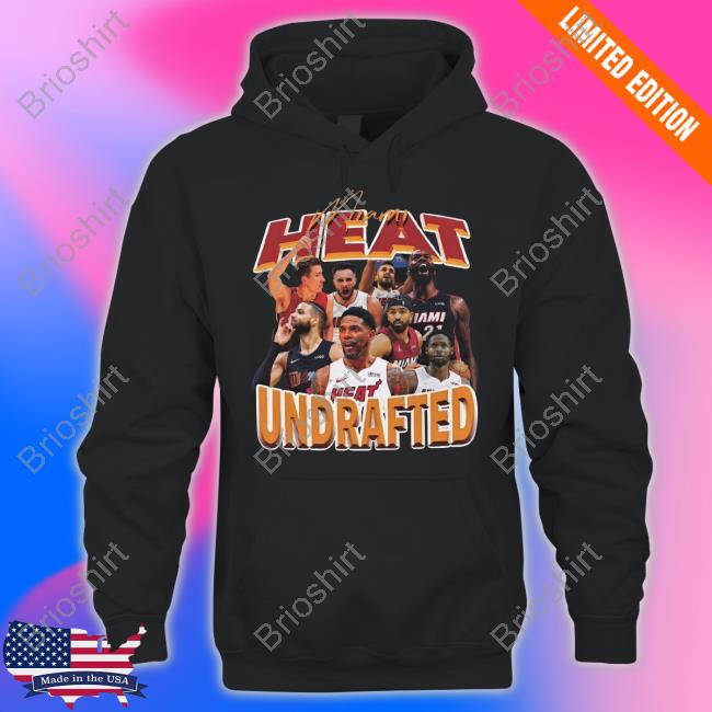 Max Strus Miami Heat Undrafted Shirt Fire Pat Riley