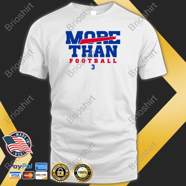 More Than Football 3 Shirt White