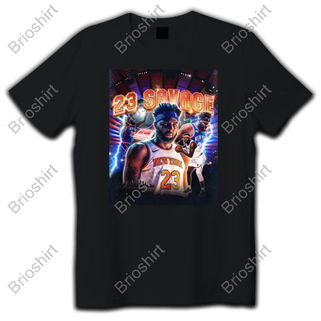 New York Knicks 23 Savage Tee Shirt