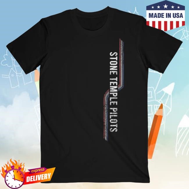Official Stone Temple Pilots Merch Store Vintage Stripes Tee