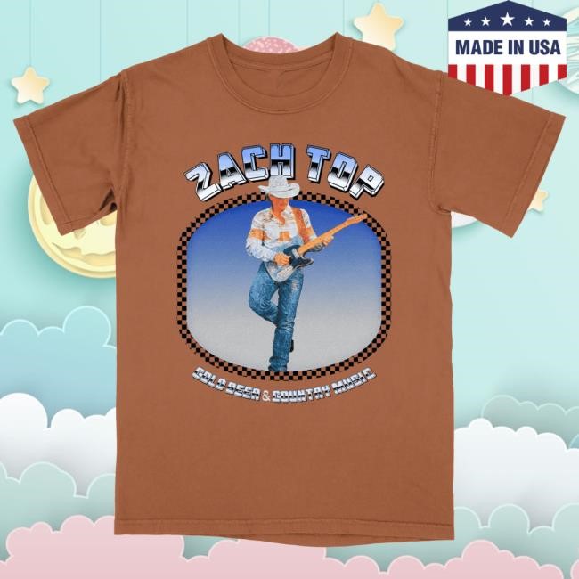 Official Zach Top Merch Lean Back Tshirt