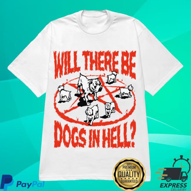 Official Misery Worldwide Dogs In Hell Graphic Print White Tees