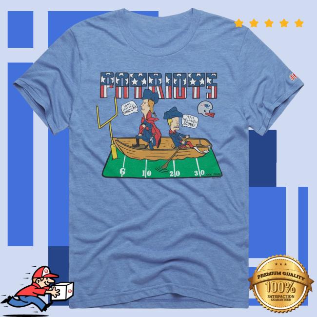 Official Homage Merch Store Homage Beavis And Butt-Head X New England Patriots Endzone Popover Shirt Homage Apparel Clothing Shop