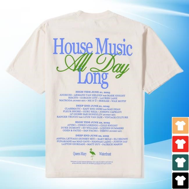 Official Insomniac All Day Long Lineup S/S Tees