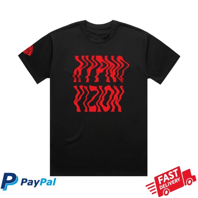HypnoVizion - Time Ripple Flocked Tee Rezz Official Shop