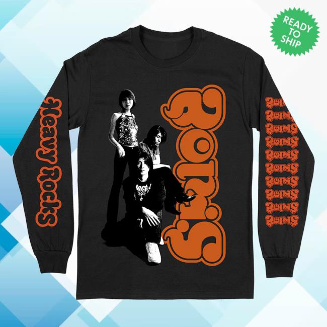 Official Death Wish Store Deathwish Inc Boris Heavy Rocks Black Long Sleeve T Shirt Deathwishinc