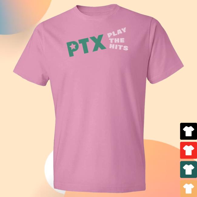 Ptx Official Pentatonix Merch Store Ptxofficial Play The Hits Pink T-Shirt Pentatonix Apparel