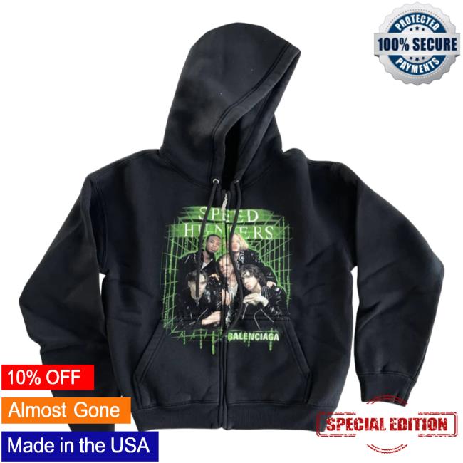 Penelope Nyc Clothing Store Shop Balenciaga 2022 Speed Hunters Zip Up Sweatshirt Penelopeshop