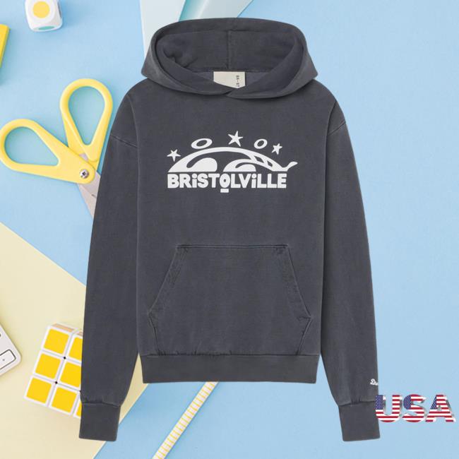 Official Dreamville Merch Bristolville Hoodie - Vintage Black