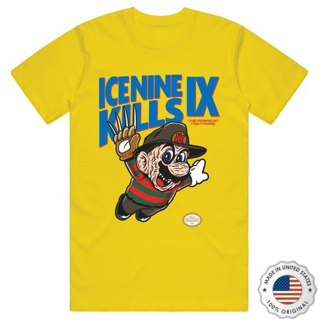 Official Ice Nine Kills Merch Store Super Freddy Fly & Die Popover Shirt Ice Nine Kills Clothing Shop Ink Merch IceNineKills