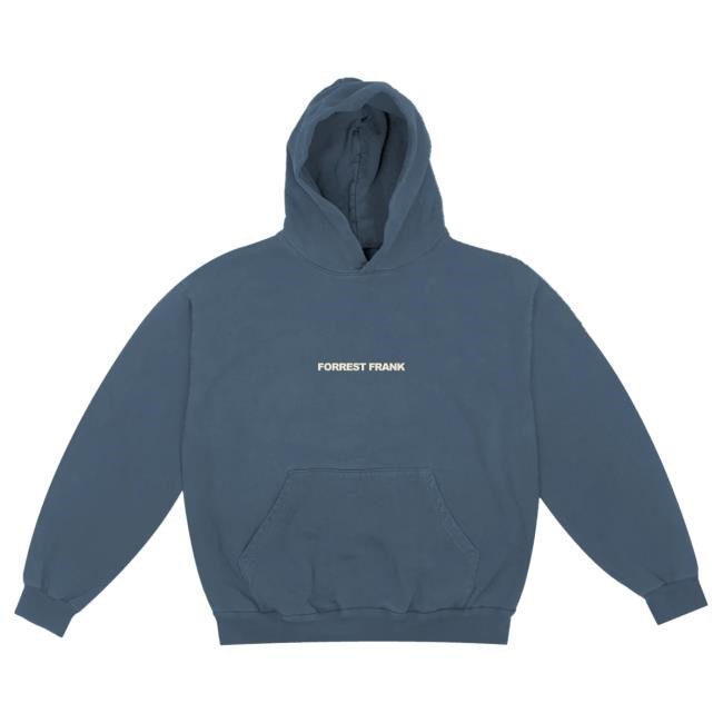 Official Forrest Frank Merch Store God's Got My Back Blue Pullover Hoodie
