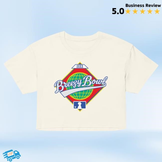 Official Chris Brown Merch Store BREEZY BOWL STADIUM Women’s crop top New Shirt Natural ChrisBrown