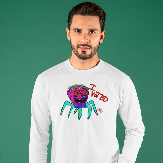 I Voted Sticker Hoodie