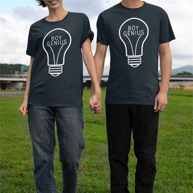 Alicia Boy Genius V Neck T Shirt
