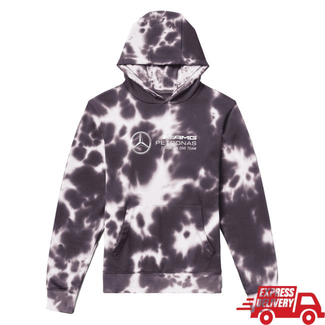 Official Mercedes Merch Amg Petronas F1 Hooded Sweatshirt Grey MercedesAmgF1 Apparel Clothing Store Shop