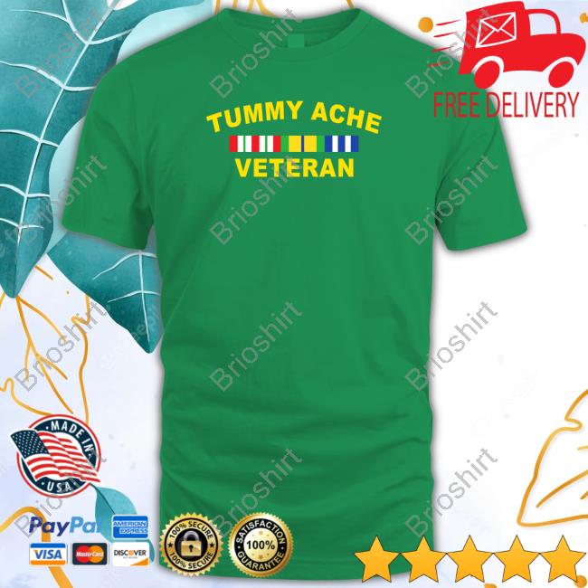 Official Shitheadsteve Merch Tummy Ache Veteran Shirts