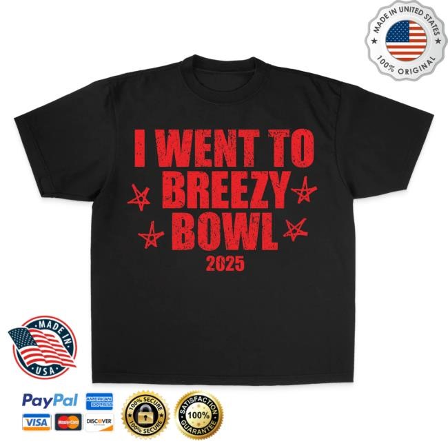 Official Chris Brown I WENT TO BREEZY BOWL S/S Tee White ChrisBrown