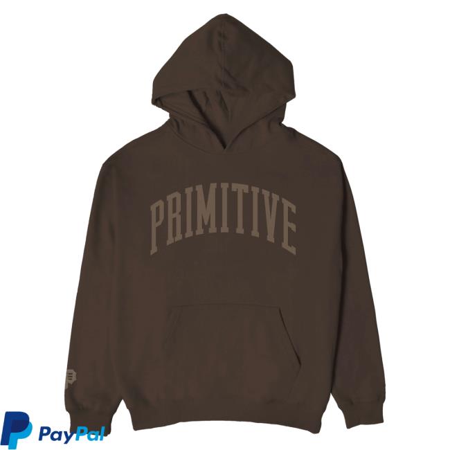 Official Primitive Skateboarding Apparel Clothing Merch Store Shop Collegiate Arch Hw Sweater Brown