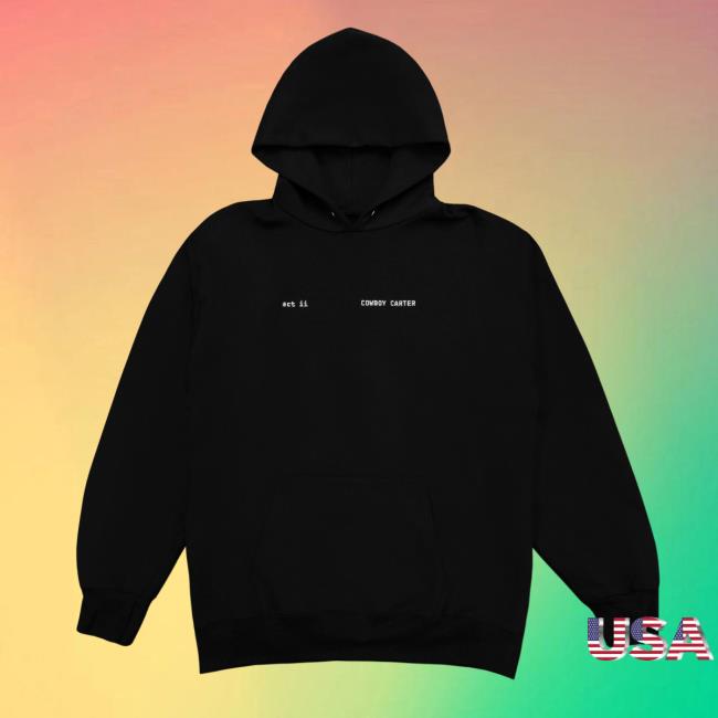 Beyonce Shop Merch Act Ii Cowboy Carter Long Sleeve Hoodie