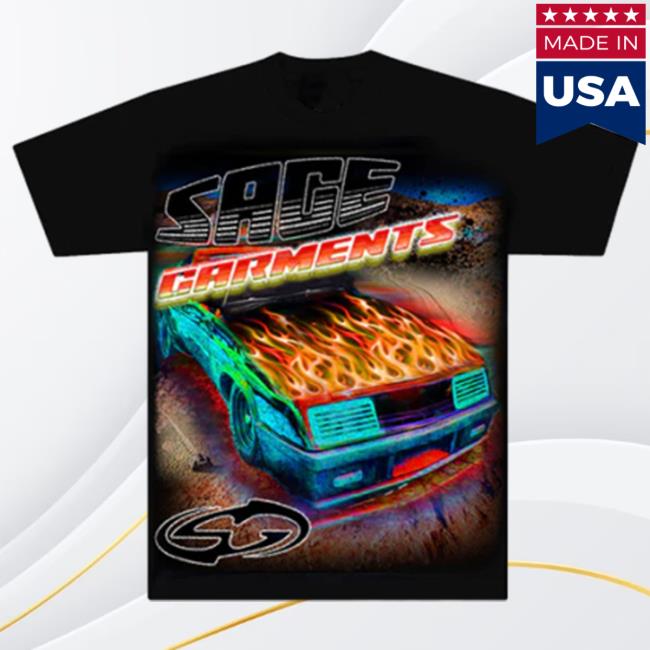Sage Garment Shop Racetrack Playa New Tee (Black)