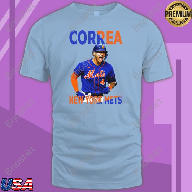 Official Carlos Correa Correa New York Mets Tee Shirt